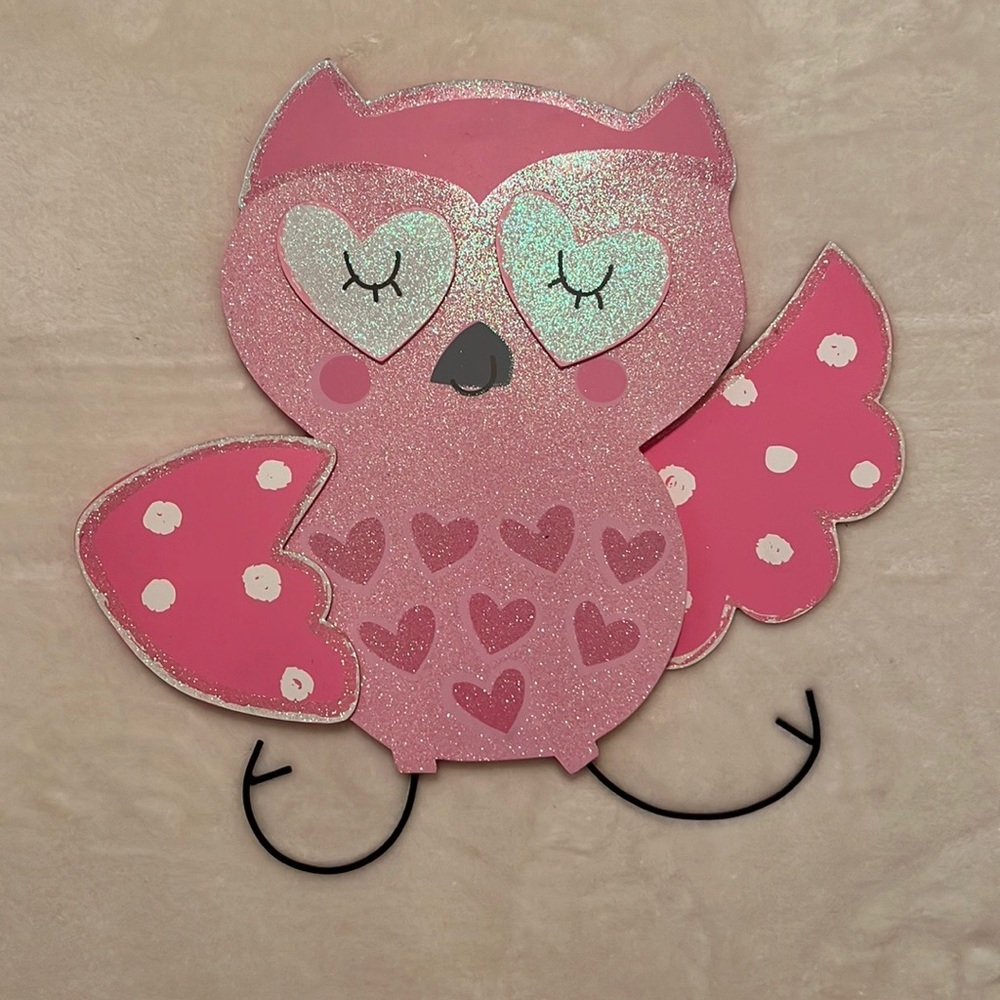 Pink Owl Wooden Wall Decor - Hobby Lobby